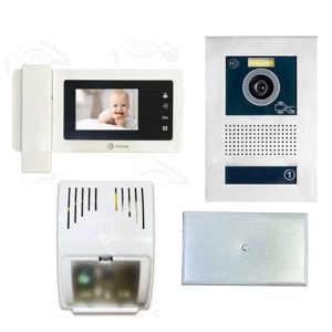 آیفون تصویری اف اف مانیتور C43MI و پنل لمسی کارتی